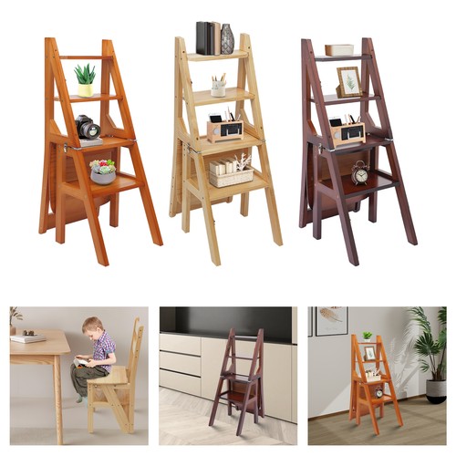 Klappbarer bibliotheksleiter - klappbarer,