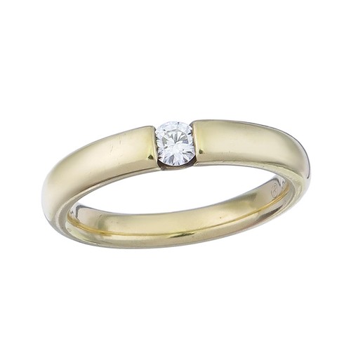 Solitär ring brillant 750er - ring,