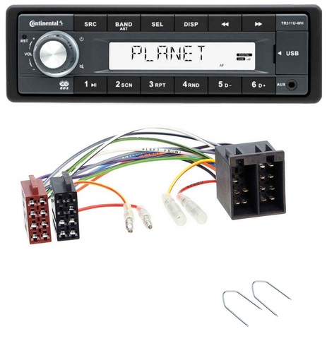 Continental usb mp3 aux 1din - aux,