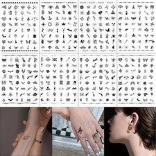 Small Temporary Tattoos for