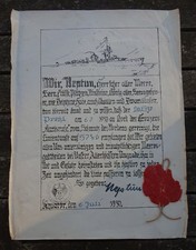 Urkunde Äquatortaufe Kreuzer