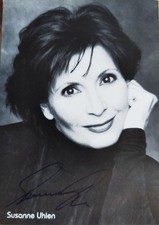 Susanne Uhlen --- Schauspielerin --- Original signierte Autogrammkarte :-)