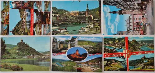 Postkarten lot mosel - 6, x