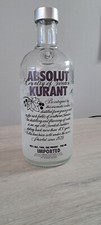Absolut Vodka Kurant  700 ml leer SAMMLUNGSAUFLÖSUNG Deko, basteln