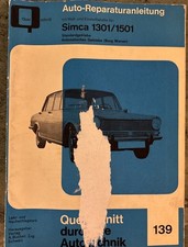 Querschnitt Oldtimer-Reparaturanleitung Simca 1301/1501