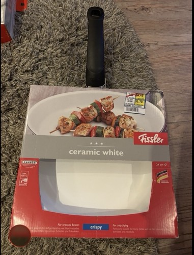 Weiße keramikpfanne 24cm - keramikpfanne,
