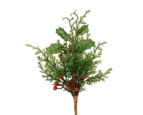 Künstlicher zweig 25cm mit - künstlicher,