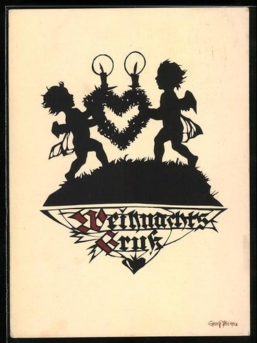 Künstler georg plischke - künstler-ak,