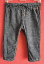 H&M Baby Kordhose Jungen Cord Schluphose Gefüttert Grau Gr. 86/92