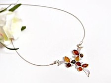 Bernstein Collier Silber 925