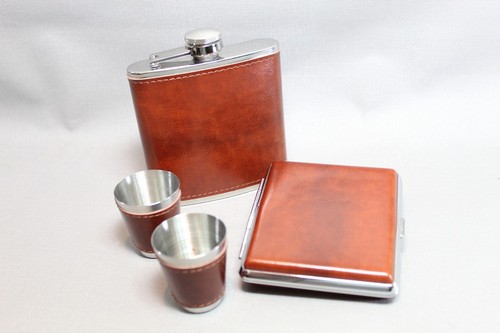 Edles flachmann set - flachmann,