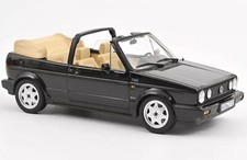 + VOLKSWAGEN VW Golf 1 Cabrio Modellauto von NOREV 1:18 schwarz NEU 188568 