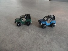 Sammlungsauflösung Ferrero Auto-2 Stck.  4 Rad Spass D 87 Corplast - grün + blau