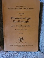 Grundriß der Pharmakologie