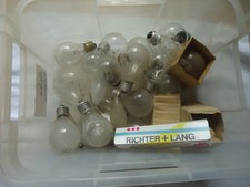 Konvolut Glühbirnen teilweise DDR E14 E27 Kohlefaden