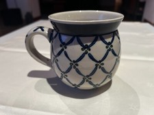 Bunzlauer Keramik Kugelbecher 600ml Dekor Handarbeit