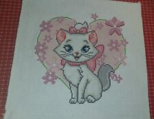 Stickbild "Katze" (fertig)