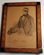 Corps Rhenania Gießen ? Rheno Nassovia ? Karlsruhe 18?5 ? Student mit Hund