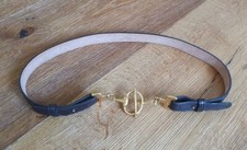 Original NEU sehr rarer GUCCI  Trensen -  Gürtel  Gr. 90  unisex dunkelbraun