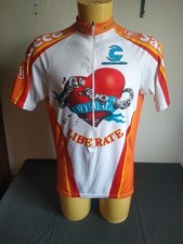 Vintage Saeco Cannondale Liberate Radtrikot Radfahrer Größe L Sehr guter Zustand