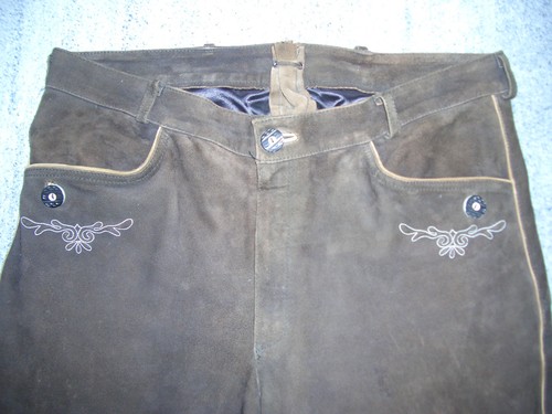 Trachtenlederhose herren lang - trachtenlederhose,