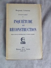 SORGEN UND WIEDERAUFBAU. Essay