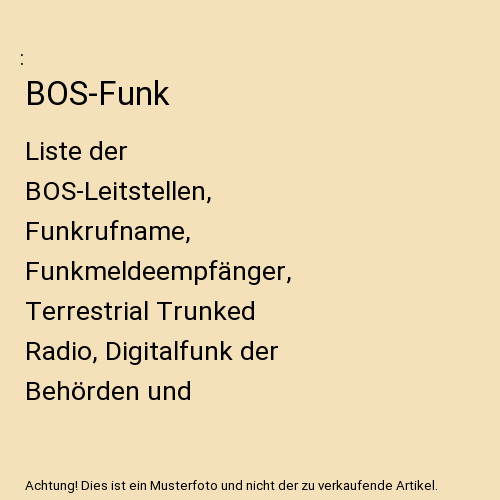 Bos funk liste der - bos-funk:,