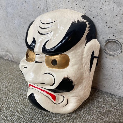 Japanische pappmaché maske - japanische,