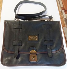 Vintage Tasche Marc Chantal / Retro Umhängetasche / Lederoptik / Unisex – 40x30