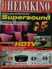 HEIMKINO 7/08, PLANAR PD 8150, ENOX CINEMA BOX IVa,JVC NX F3,PIEGA AP3 5.1,AUDIO