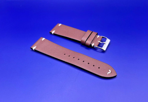 Uhrenarmband braun leder - 24,