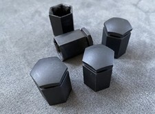 Original Opel Radschrauben Kappen 17mm In Schwarz Höhe: 32mm