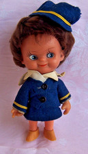 Original DDR Puppe Schalkau Stewardess Interflug Flugbegleiter