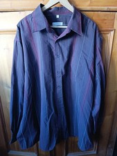 Hemd Herren Langarm Rot Lila