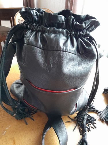 Ackermann leder beutel tasche - leder,