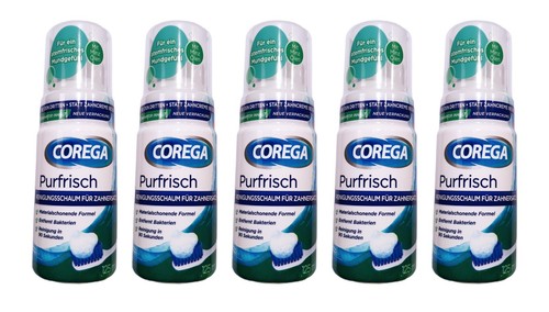 Corega purfrisch prothesen - 5x,