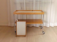 Wilhelm Renz Servierwagen Barwagen Walter Wirz trolley mit Tablett 60er/70er