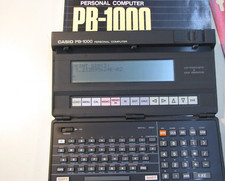 Casio PB-1000 mit Handbuch und Befehlsatzbuch klassischer Personal Computer