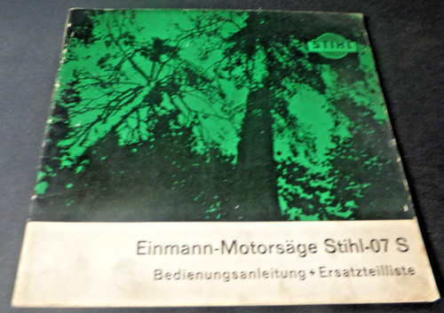 Stihl einmann motorsäge - stihl, einmann-motorsäge