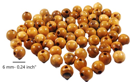 Olivenholz perlen 0 24 - olivenholz, mm