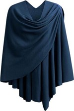 Damen Poncho Schal Cashmere