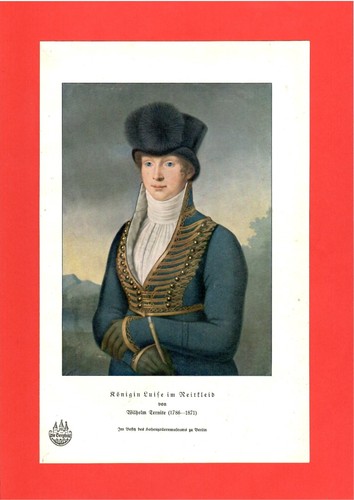 Königin luise reitkleid - königin, im