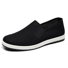 Herren Slip Ons Sportschuhe Sneakers Atmungsaktiv Leichtgewichts Walking Schuhe
