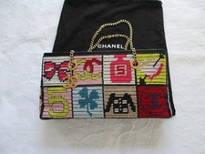 Chanel Logo Damentasche Stoff