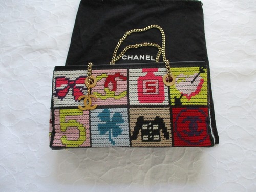 Chanel logo damentasche stoff - damentasche,