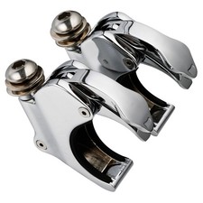 49mm Detachable Windshield Clamp For Harley Dyna Fat Bob Wide Glide Street Bob-