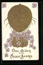 Präge-AK Viel Glück zum