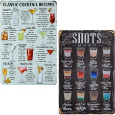 Cocktailschilder 2 Stück