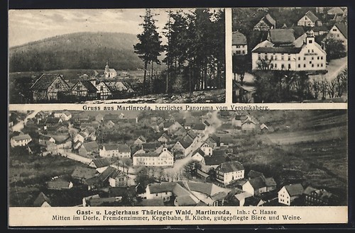 Martinroda thür wald - ak, /
