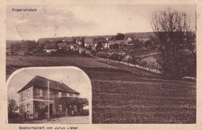 Postkarte - Friedrichsfeld mit Gastwirtschaft von Julius Lieber (63)